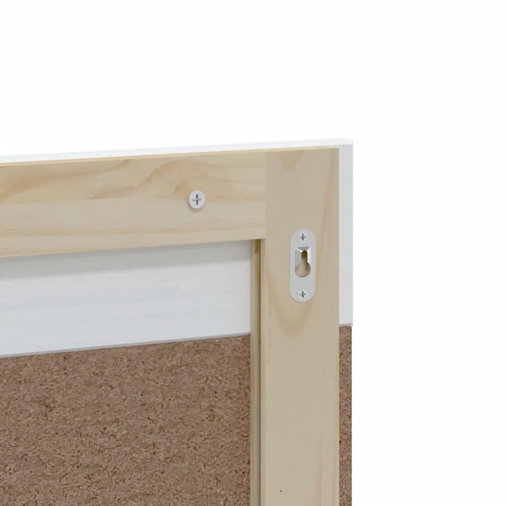 Baderomsspeil med hylle BERG hvit 60x12x70 cm heltre