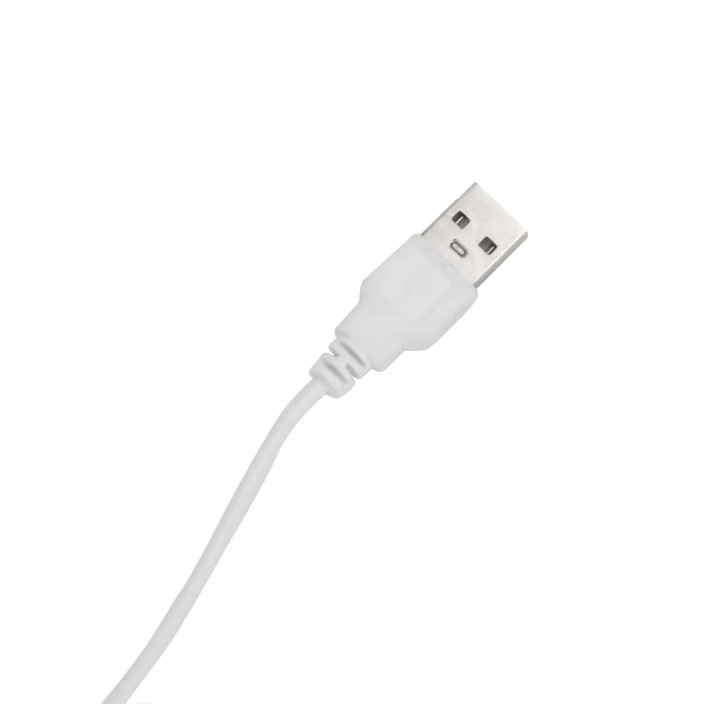 Baderomsspeilskap med LED-lys Hvit 45x13x52 cm