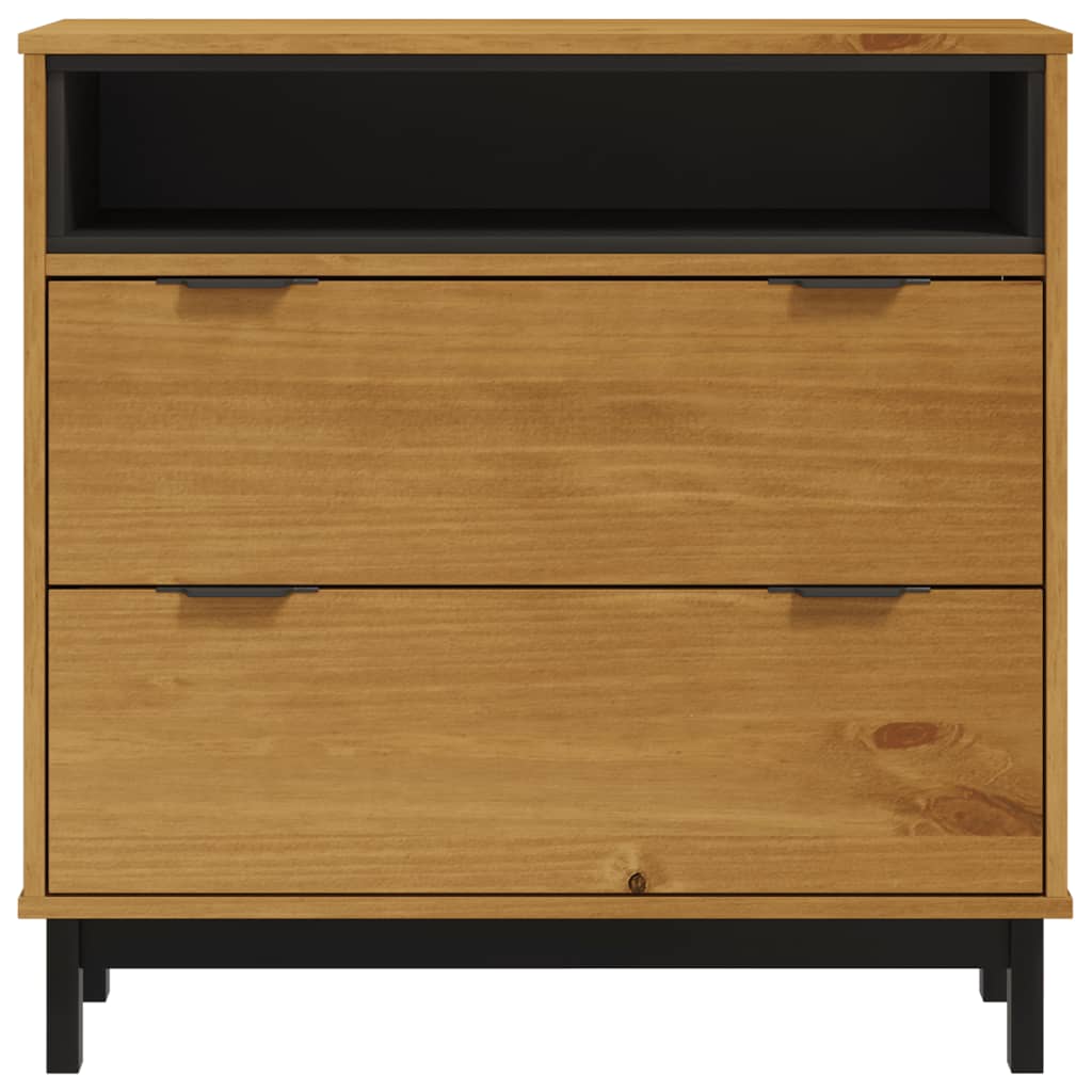 Kommode Tre heltre furu FLAM 80x40x80 cm