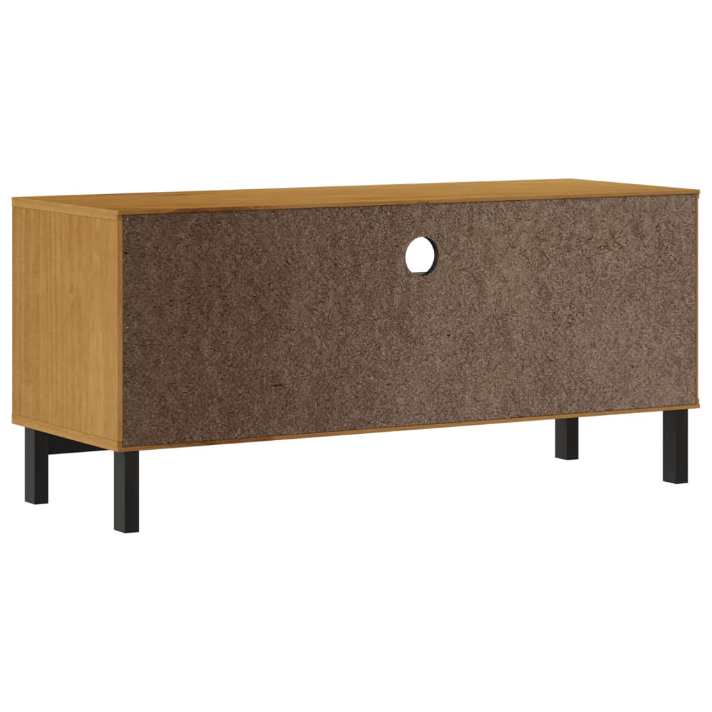 TV-Møbel Tre TV-benk heltre furu FLAM 110x40x50 cm