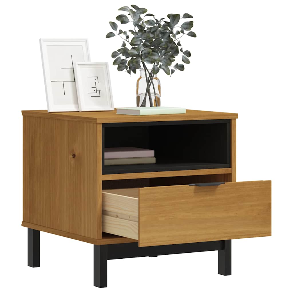 Sidebord Tre FLAM 50x50x50 cm heltre furu