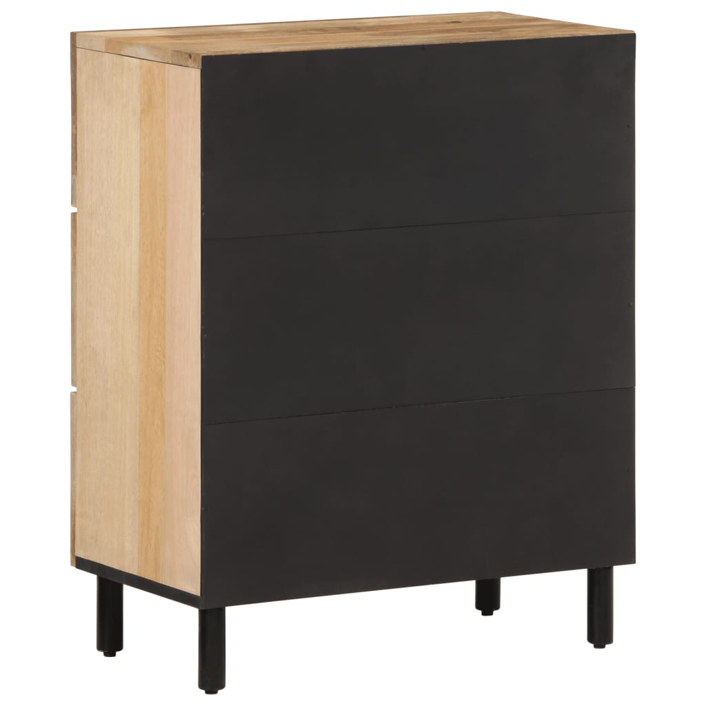 Skap heltre mango 60x33x75 cm