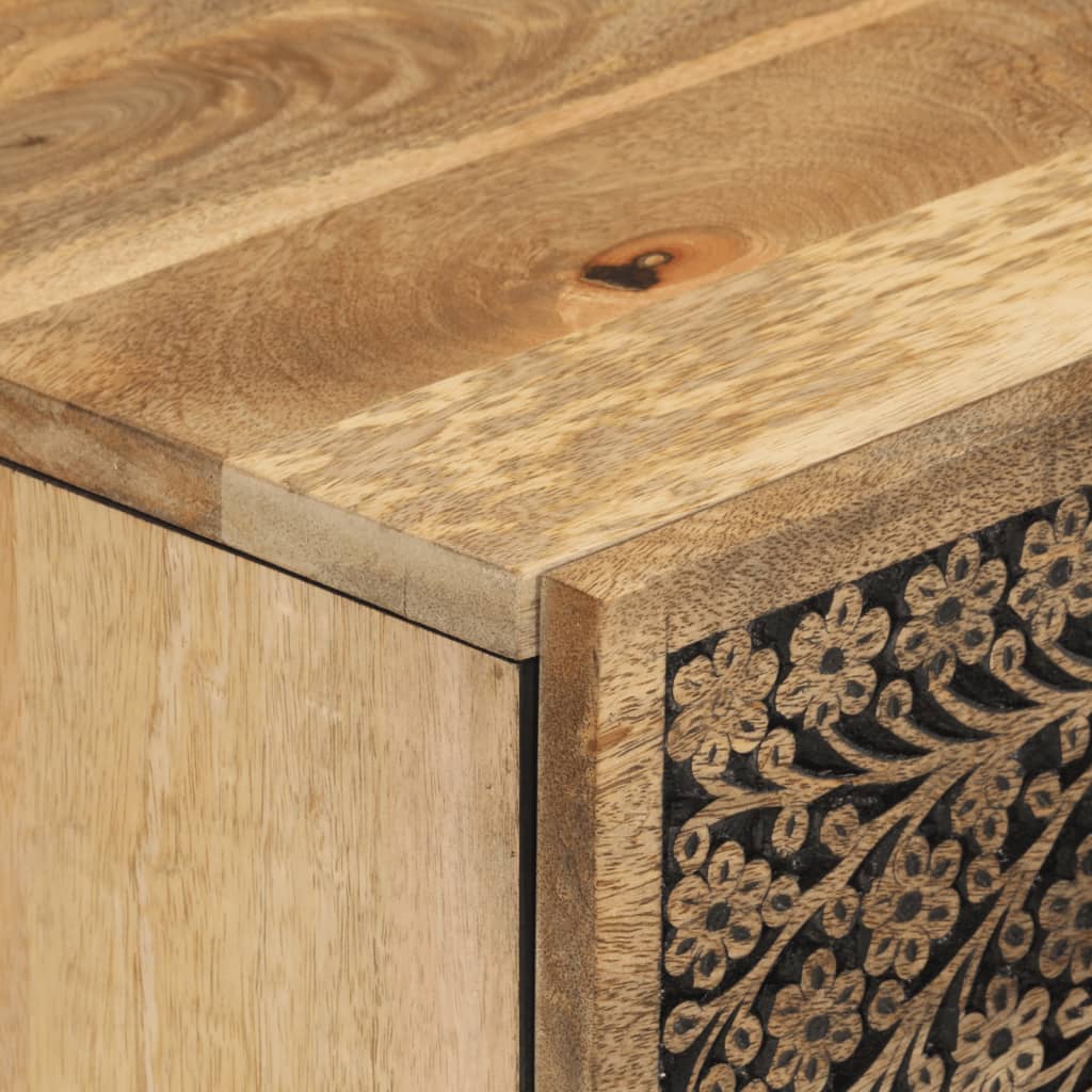 Skap heltre mango 60x33x75 cm