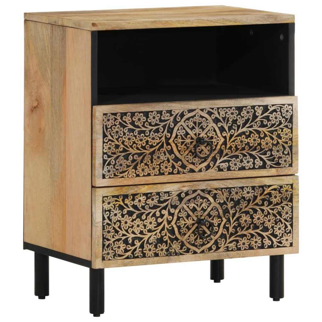 Nattbord Sengbord Tre heltre mangotre 50x33x60 cm