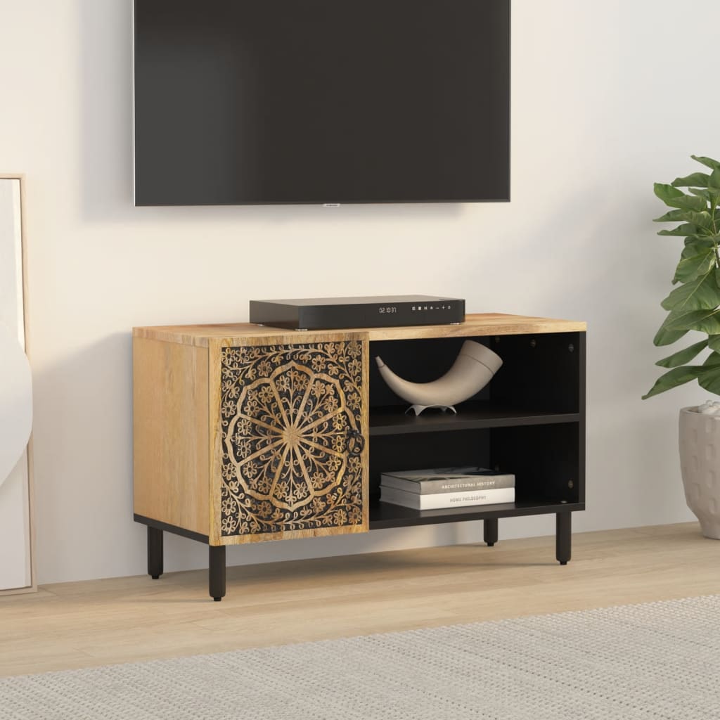 TV-Møbel Tre TV-benk heltre mango 80x31x46 cm