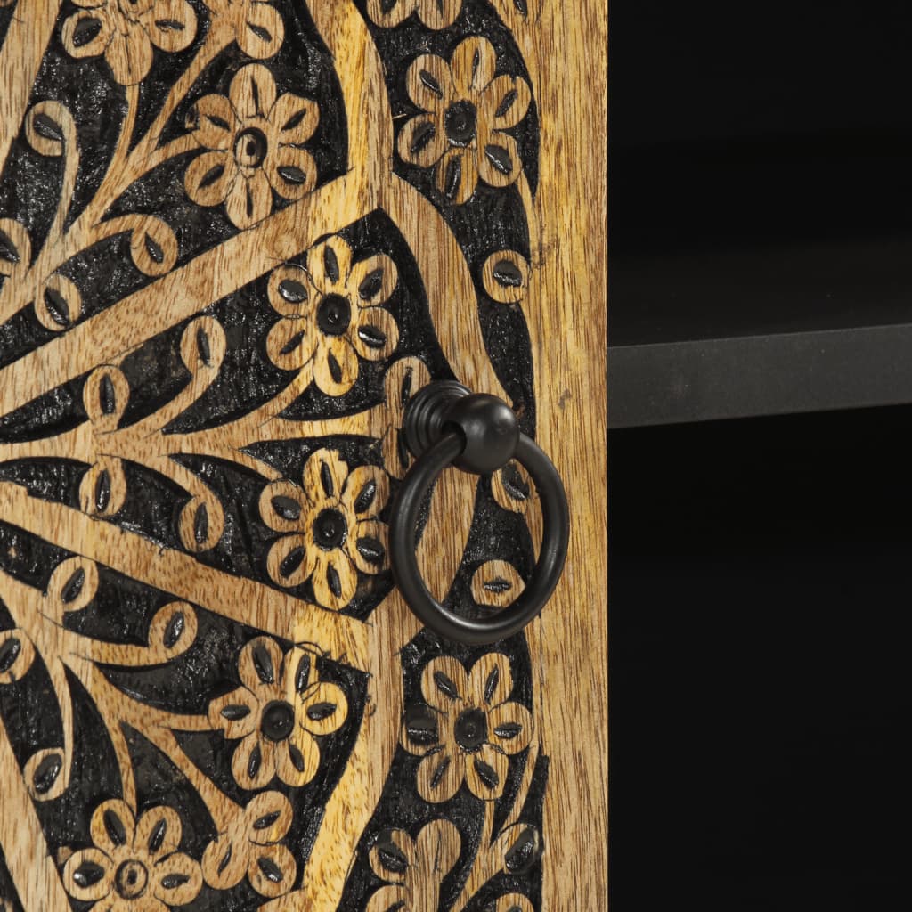 TV-Møbel Tre TV-benk heltre mango 80x31x46 cm