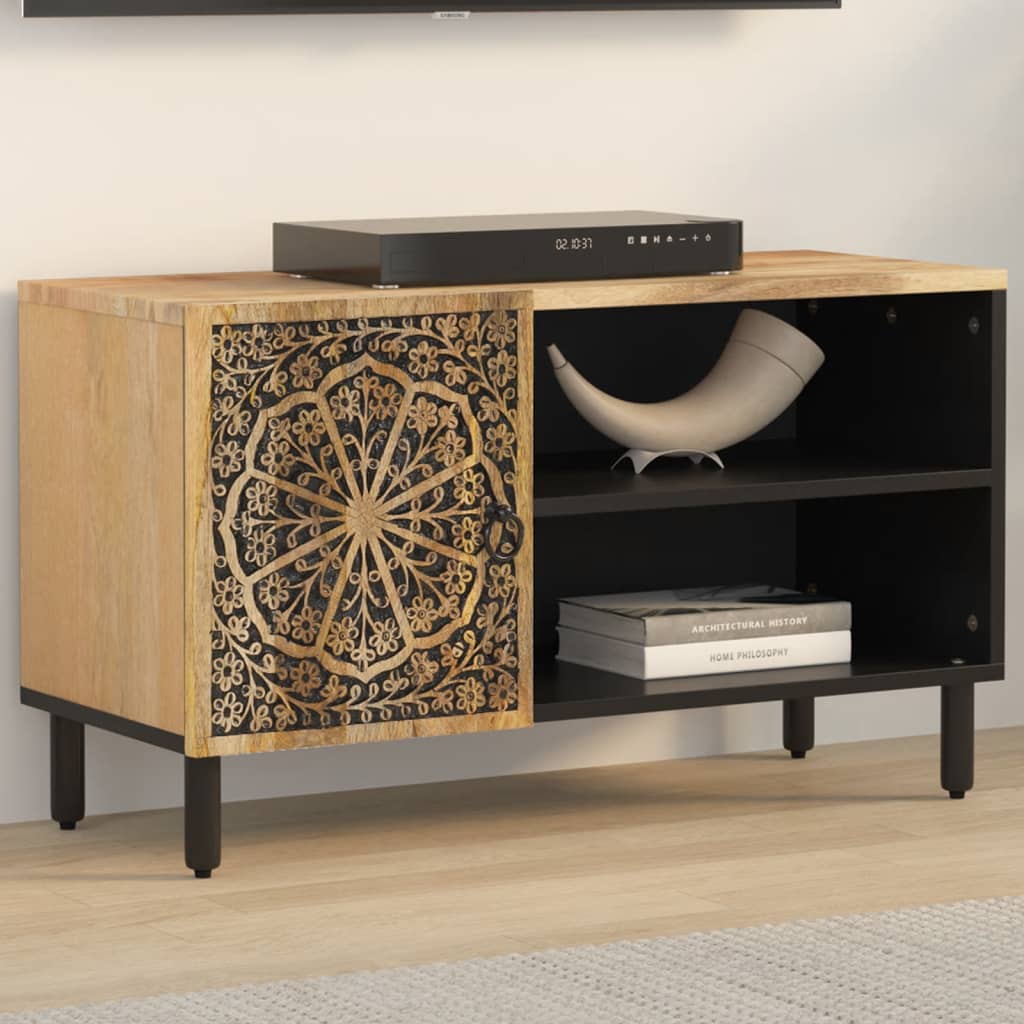 TV-Møbel Tre TV-benk heltre mango 80x31x46 cm
