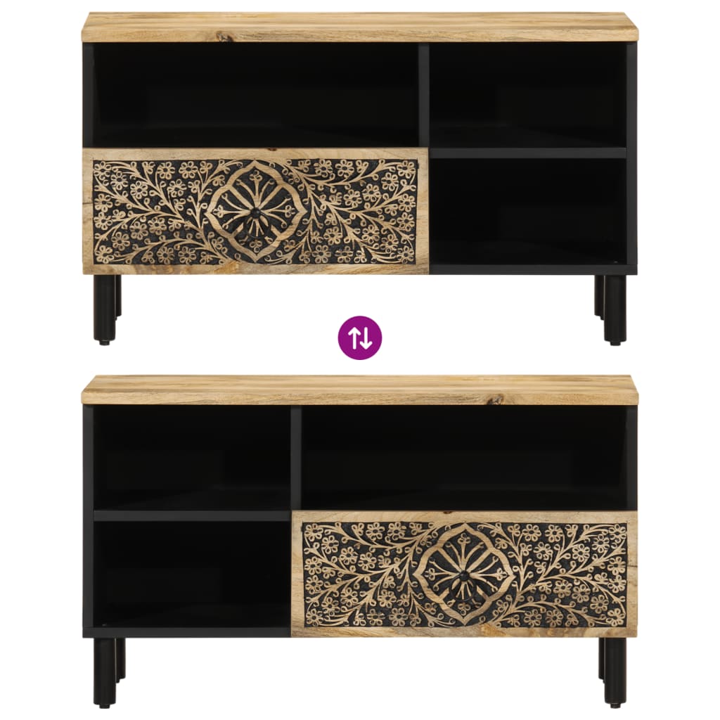 TV-Møbel Tre Tv-benk heltre mango 80x33x46 cm