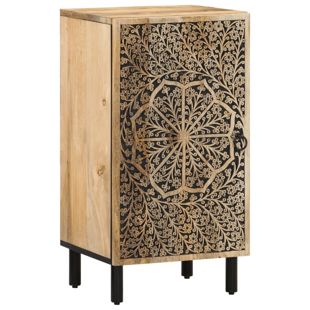 Skap heltre mango 40x33x75 cm