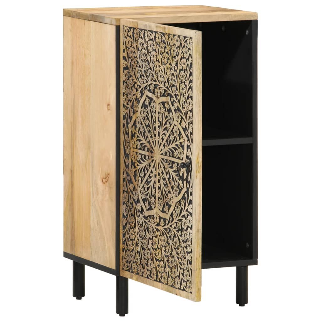 Skap heltre mango 40x33x75 cm
