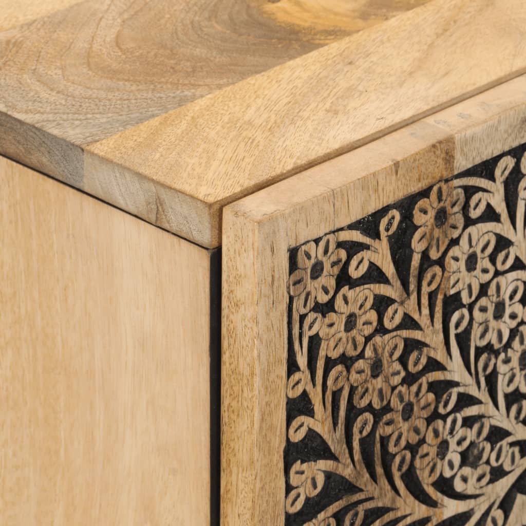 Skap heltre mango 40x33x75 cm