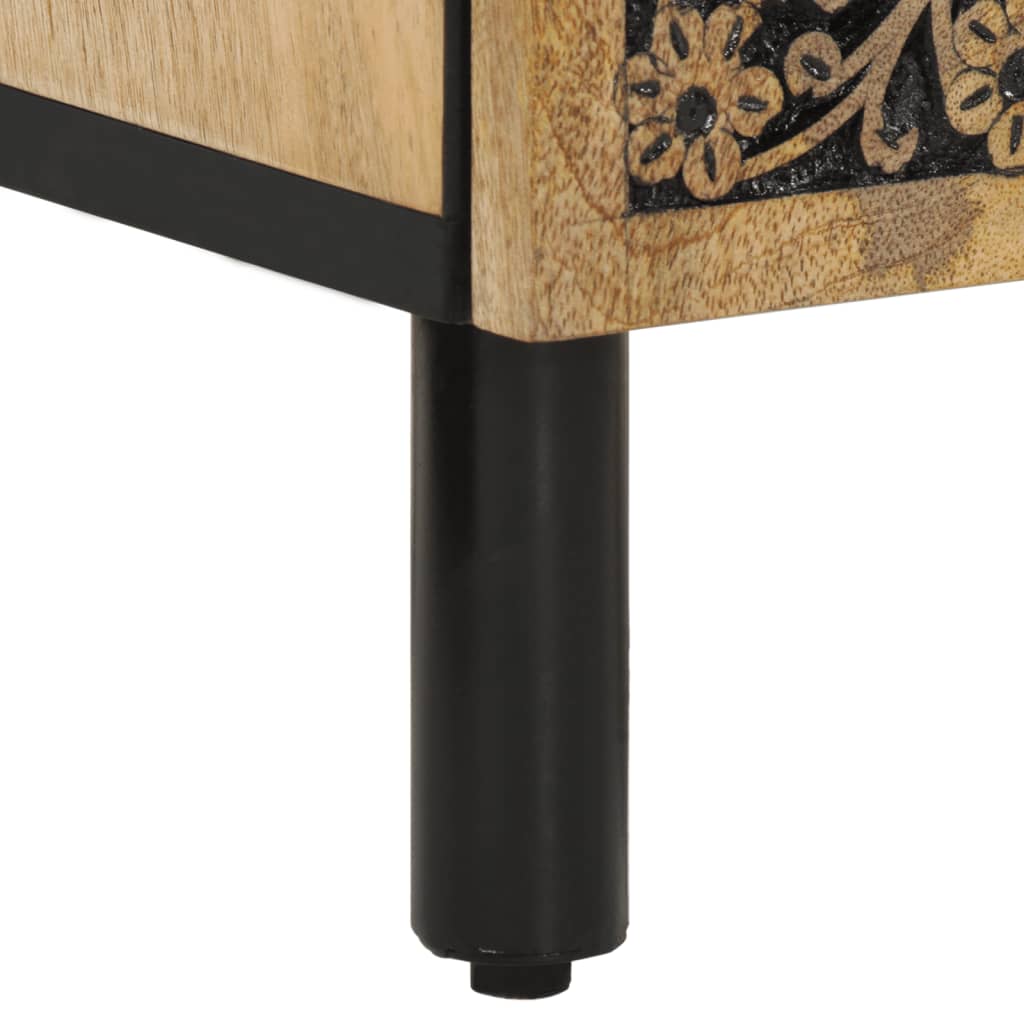 Skap heltre mango 40x33x75 cm