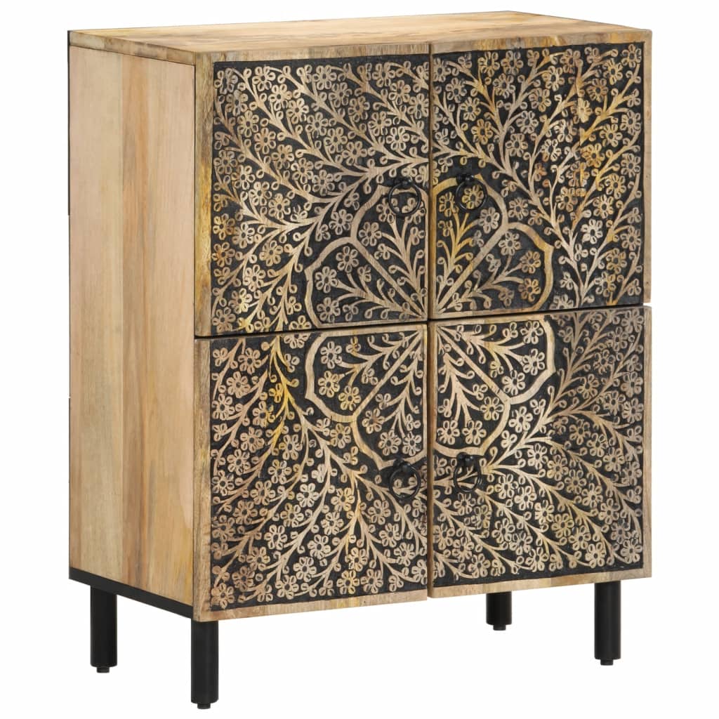 Sideskap 60x33x75 cm heltre mango