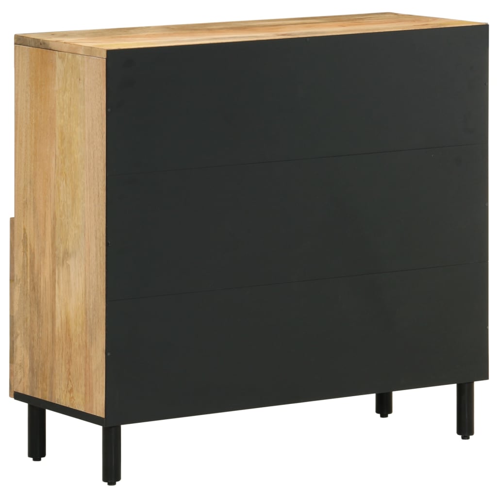 Skap heltre mango 80x33x75 cm