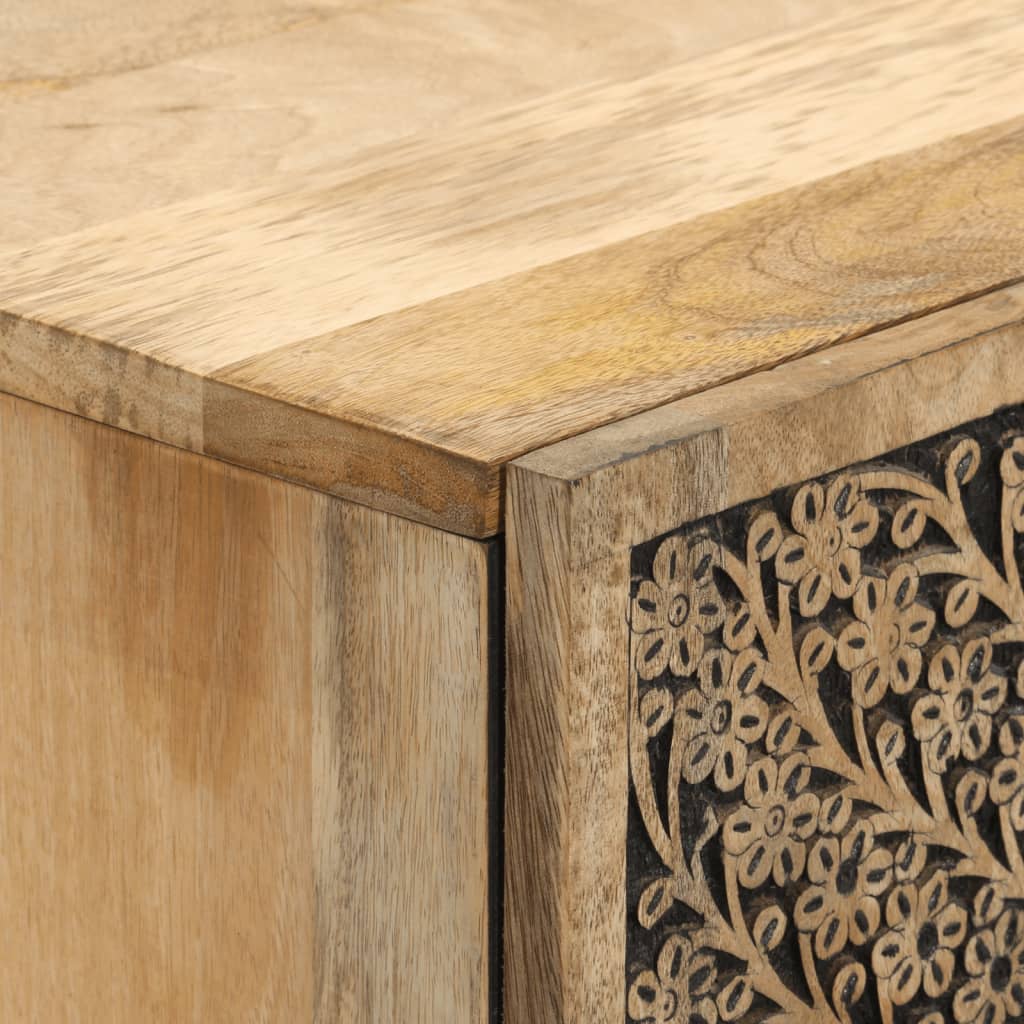 Skap heltre mango 60x33x100 cm