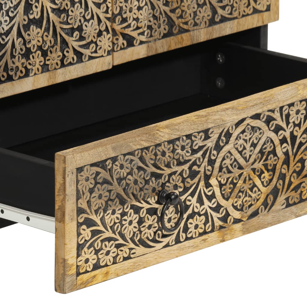 Skap heltre mango 60x33x100 cm