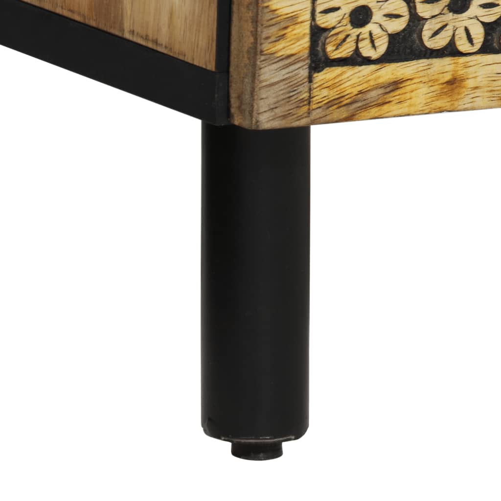 Skap heltre mango 60x33x100 cm