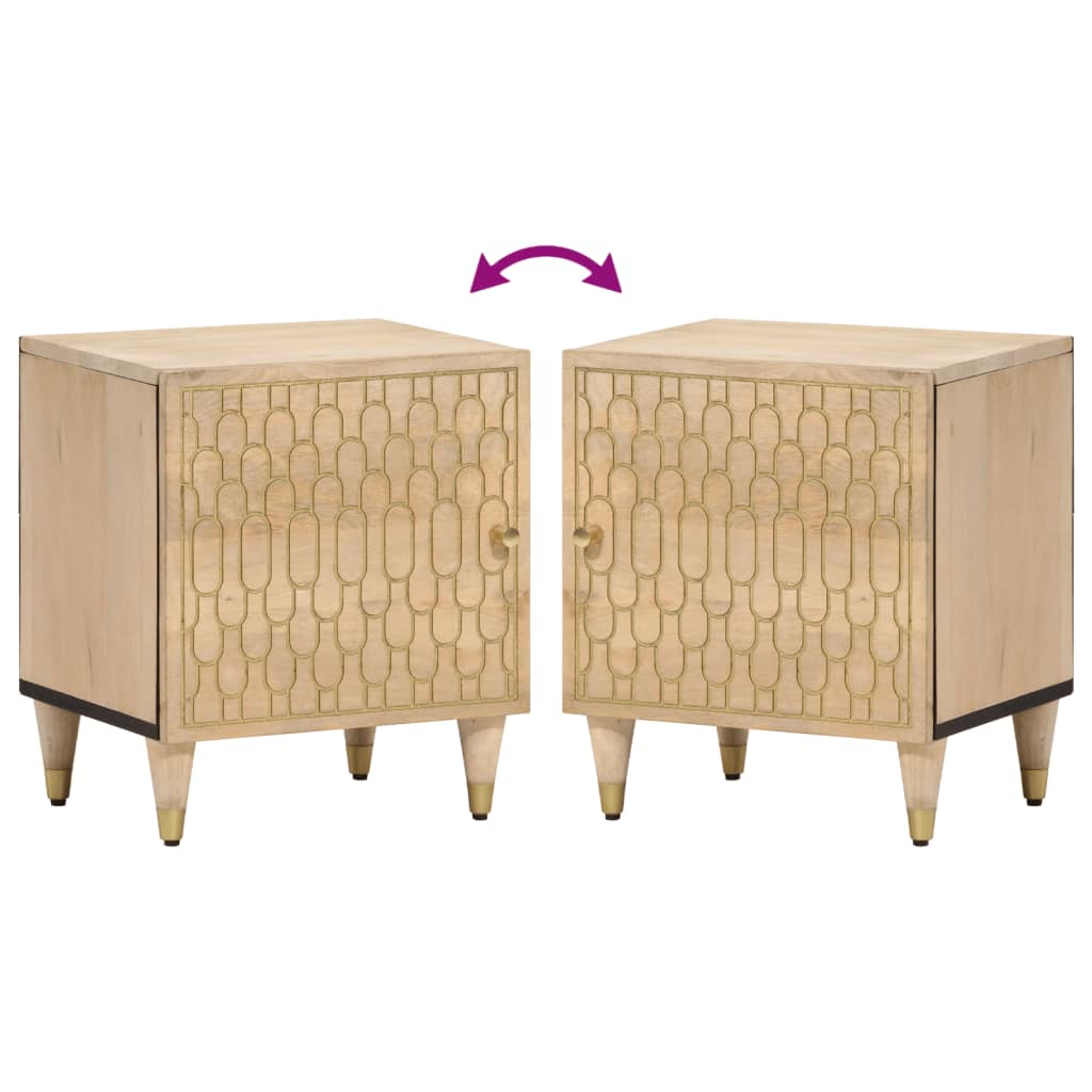 Nattbord Sengbord Tre heltre mangotre 40x33x46 cm
