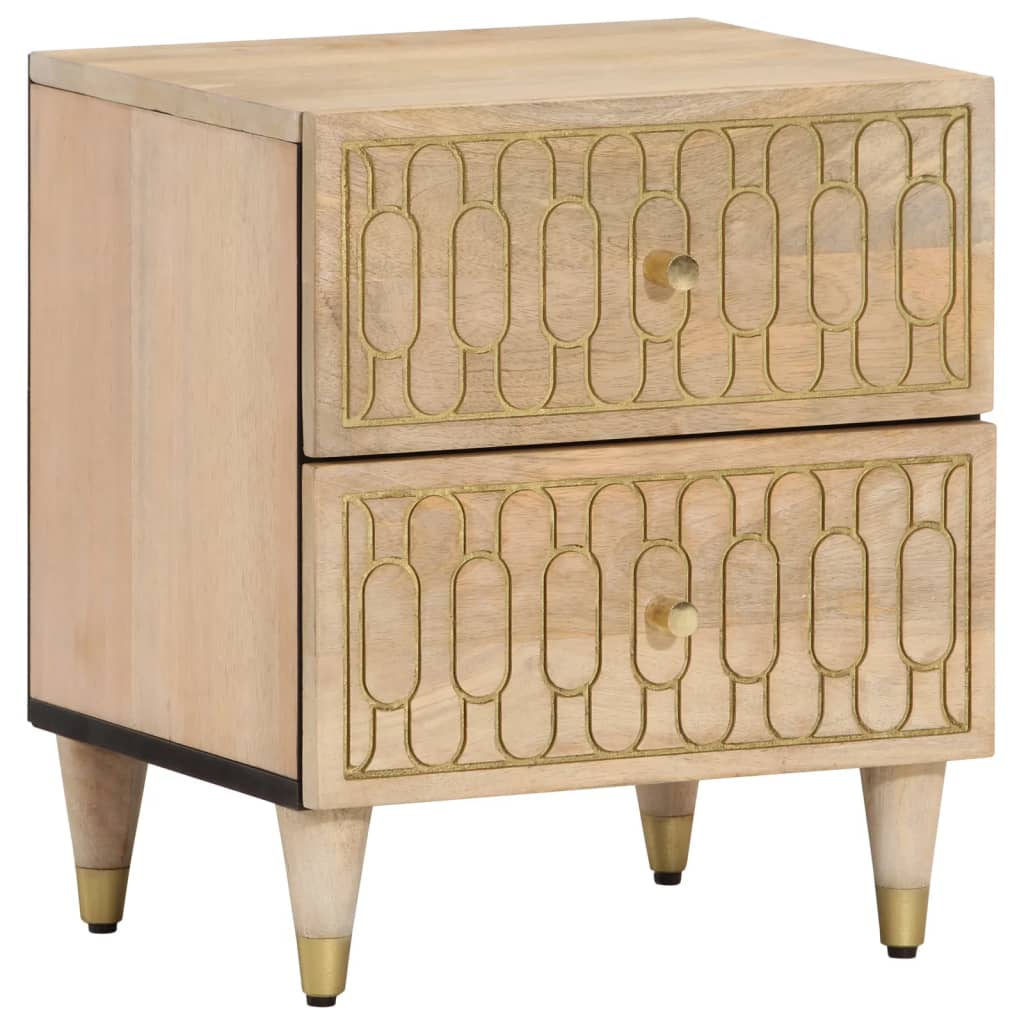 Nattbord Sengbord Tre 40x33x46 cm heltre mango