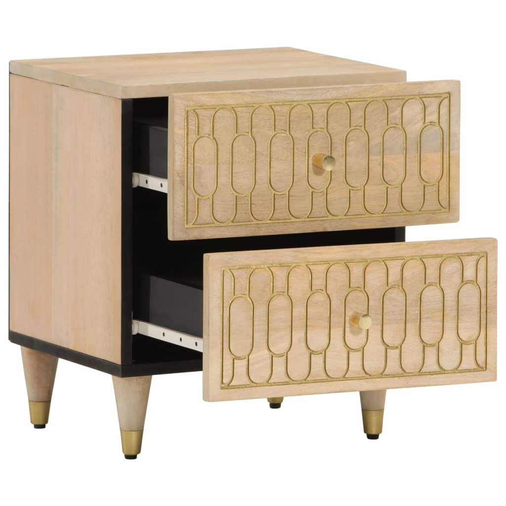 Nattbord Sengbord Tre 40x33x46 cm heltre mango