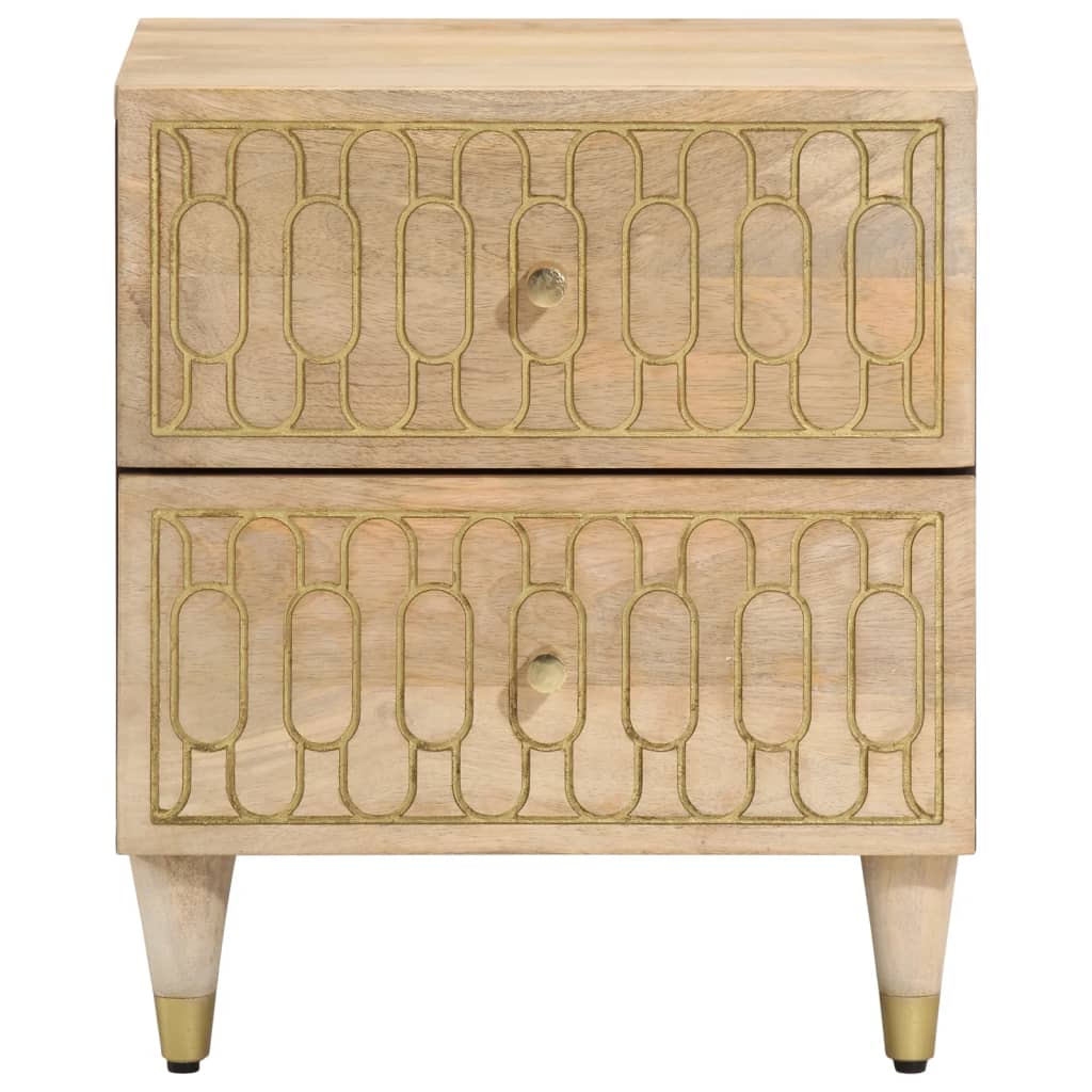 Nattbord Sengbord Tre 40x33x46 cm heltre mango