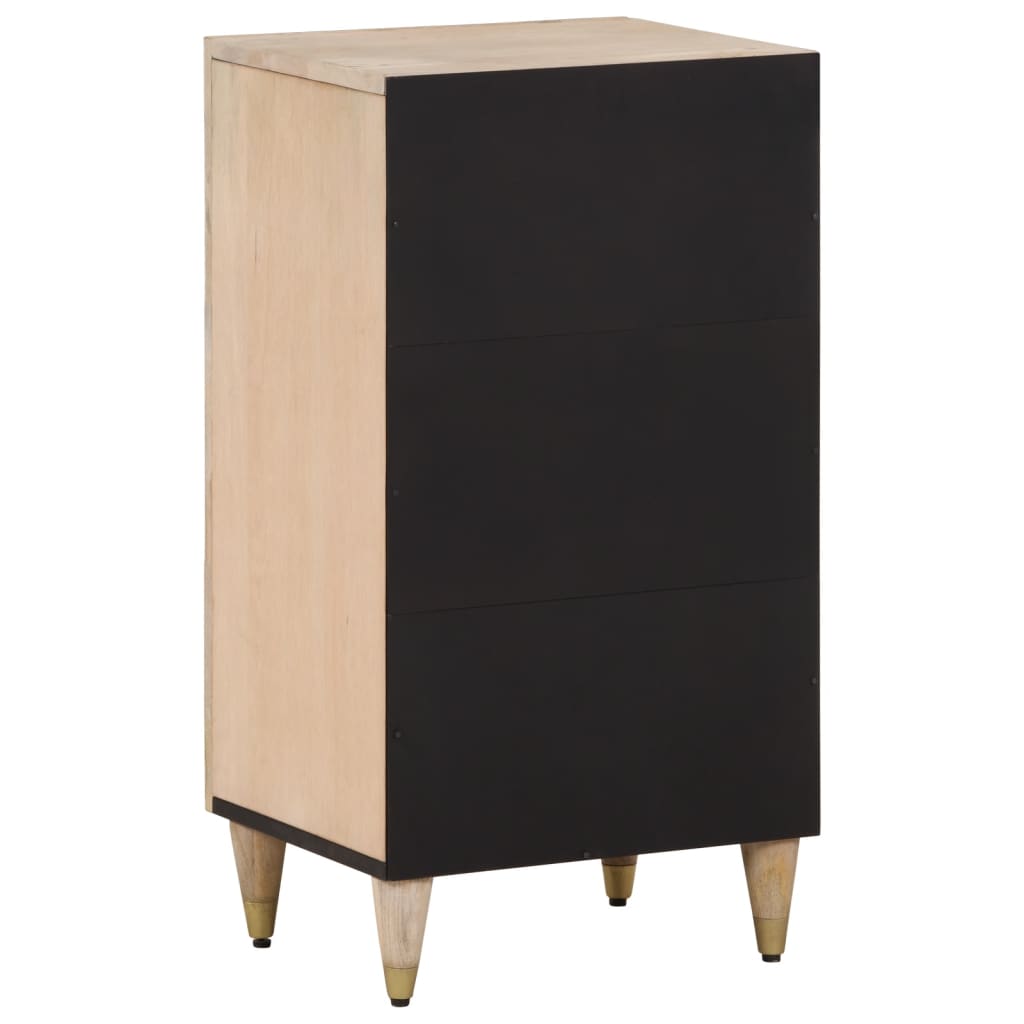 Skap heltre mango 40x33x75 cm