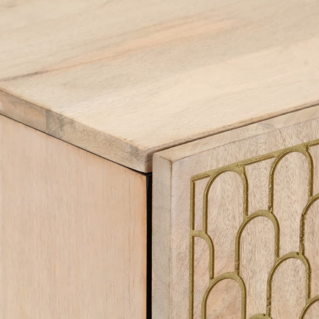 Skap heltre mango 40x33x75 cm