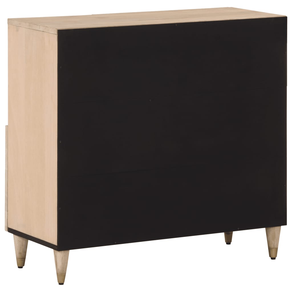 Skap heltre mango 80x33x75 cm