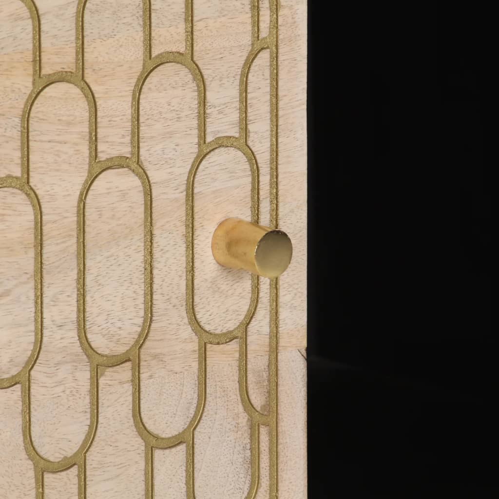 Skap Tre heltre mango 80x33x75 cm