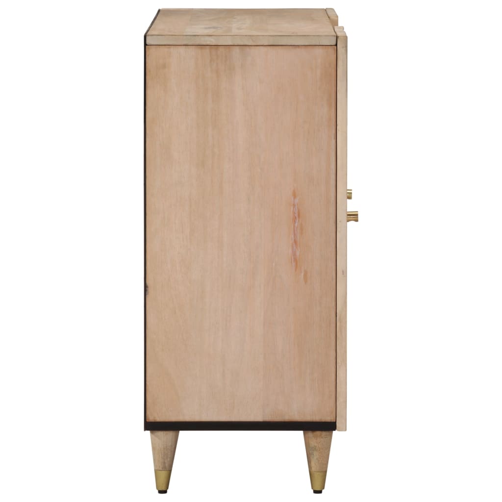 Skap heltre mango 90x33x75 cm