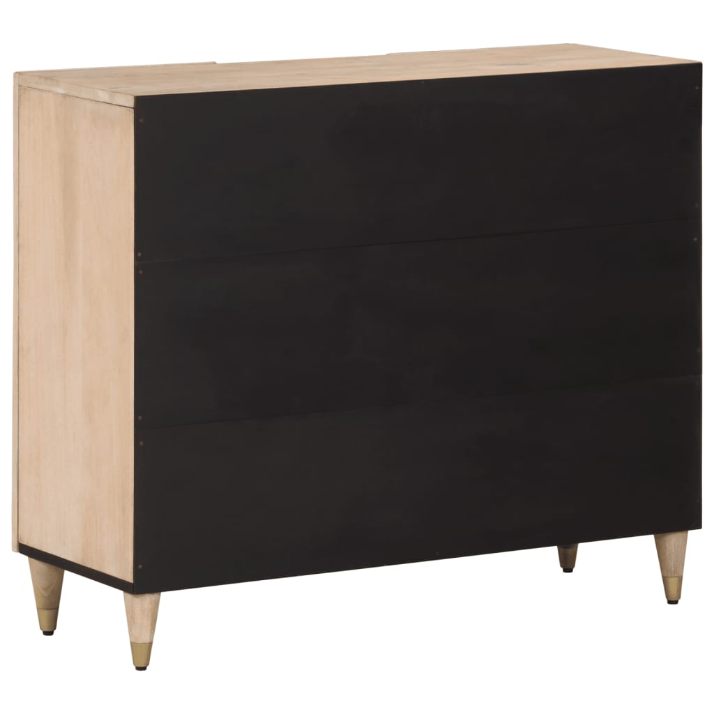 Skap heltre mango 90x33x75 cm