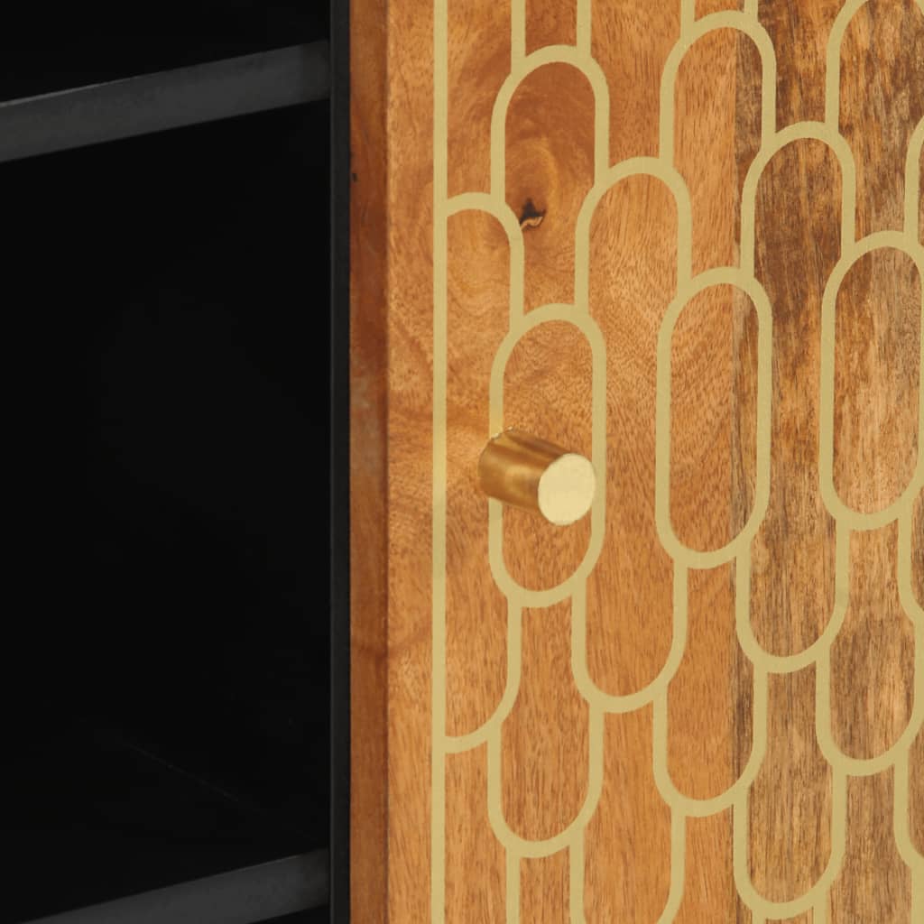 Skap heltre mango 90x33x75 cm