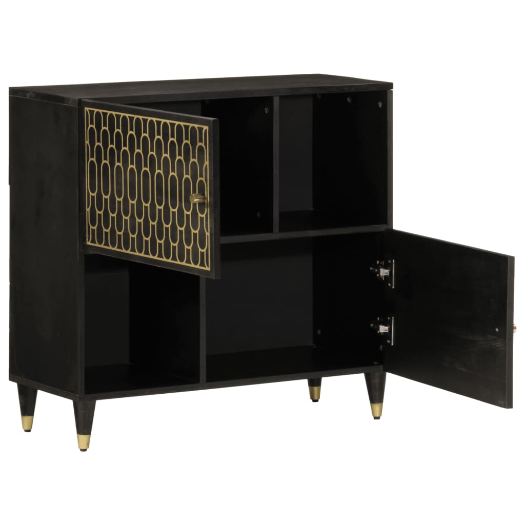 Skap heltre mango 80x33x75 cm