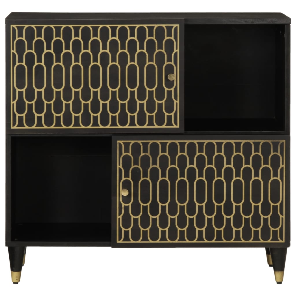 Skap heltre mango 80x33x75 cm