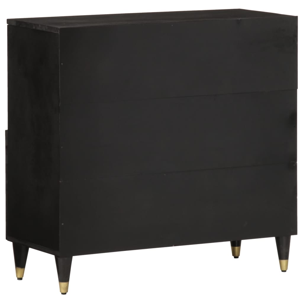 Skap heltre mango 80x33x75 cm
