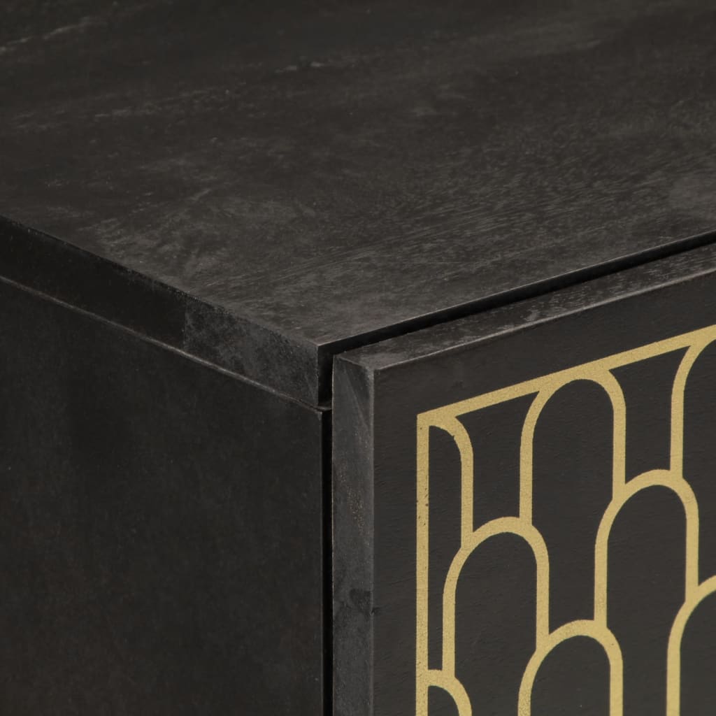 Skap heltre mango 80x33x75 cm