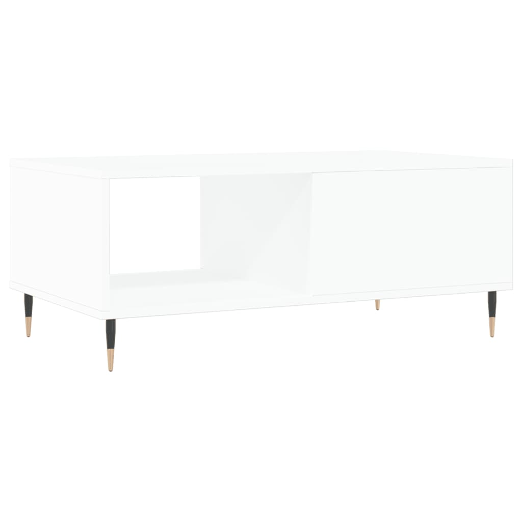 Salongbord Sofabord Hvit 90x50x36,5 cm