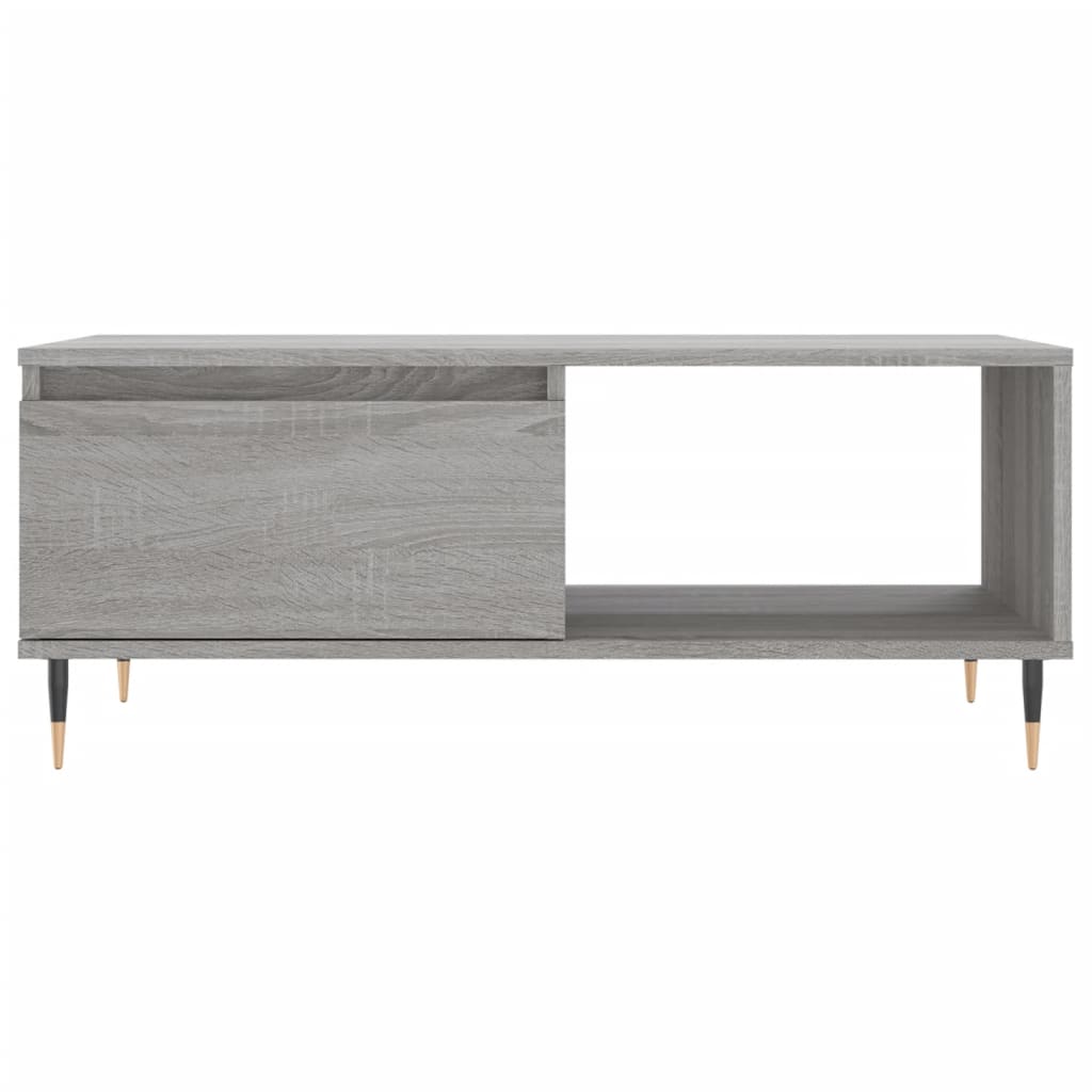 Salongbord Sofabord Sonoma Grå 90x50x36,5 cm