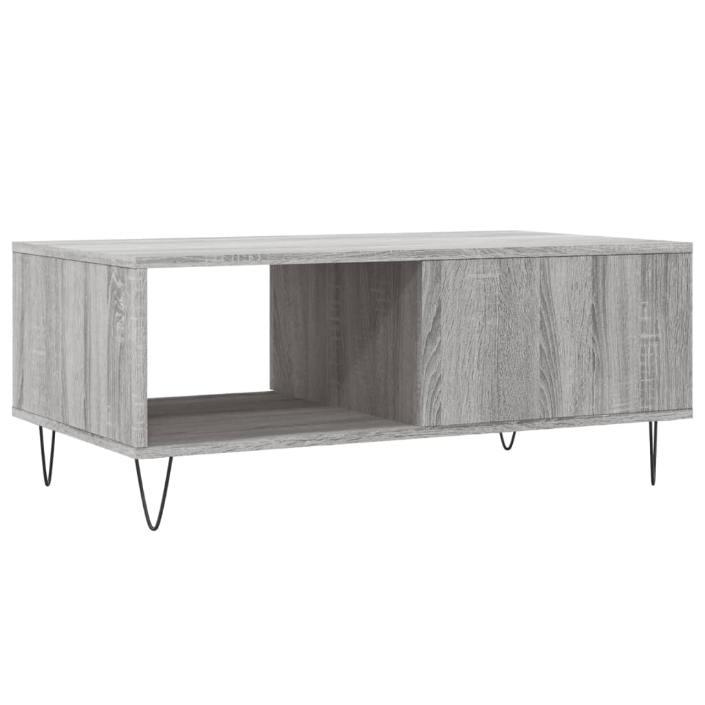 Salongbord Sofabord Sonoma Grå 90x50x36,5 cm