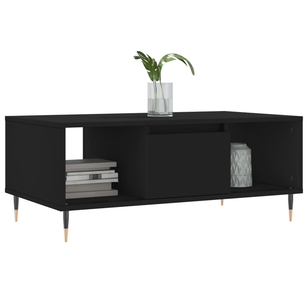 Salongbord Sofabord Svart 90x50x36,5 cm