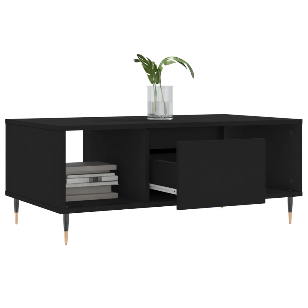 Salongbord Sofabord Svart 90x50x36,5 cm