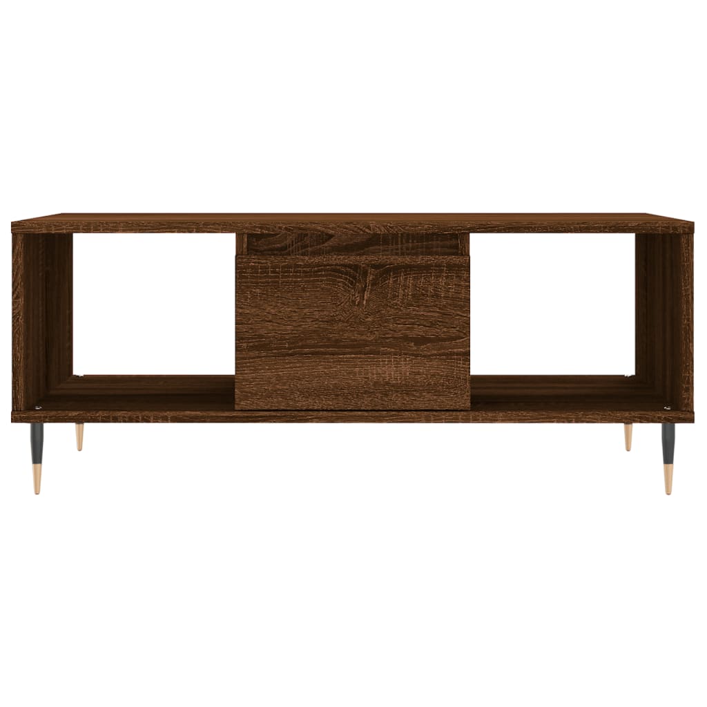 Salongbord Sofabord Brun Eik 90x50x36,5 cm
