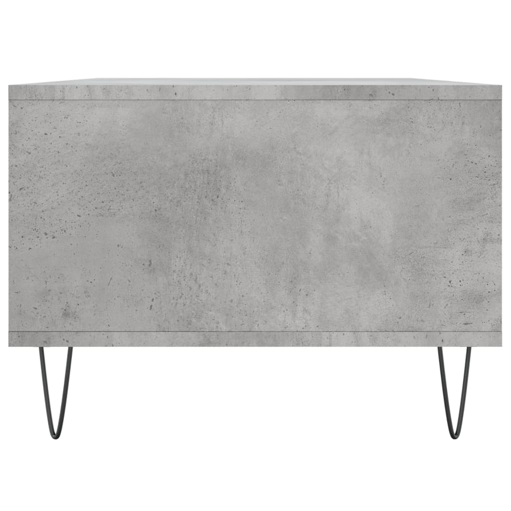 Salongbord Sofabord Betonggrå 90x50x36,5 cm