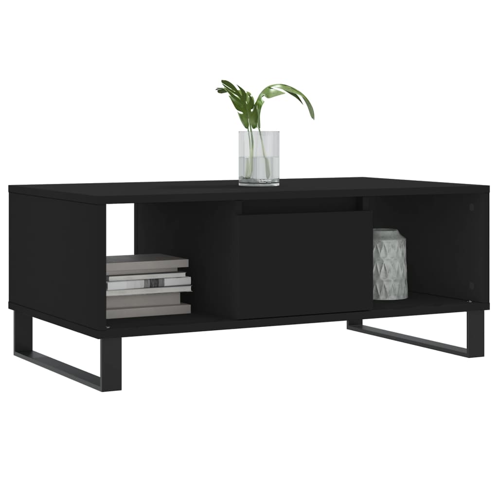 Salongbord Sofabord Svart 90x50x36,5 cm
