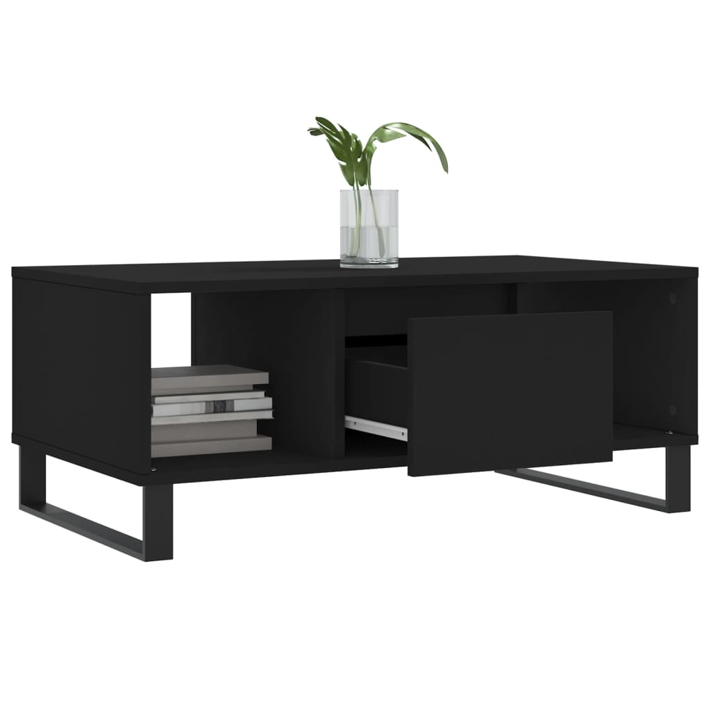 Salongbord Sofabord Svart 90x50x36,5 cm