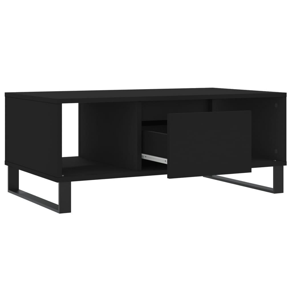 Salongbord Sofabord Svart 90x50x36,5 cm