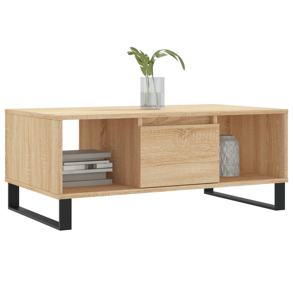 Salongbord Sofabord Sonoma Eik 90x50x36,5 cm