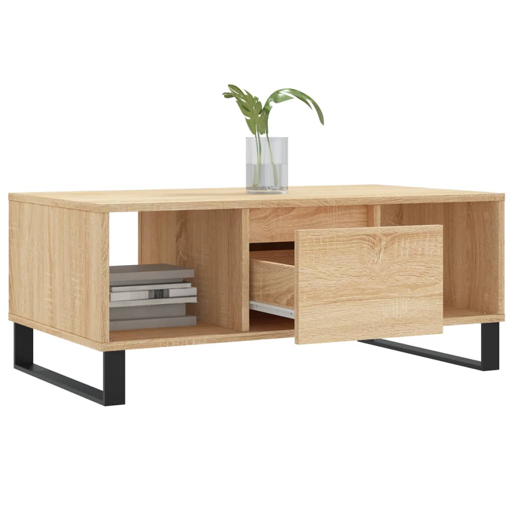 Salongbord Sofabord Sonoma Eik 90x50x36,5 cm