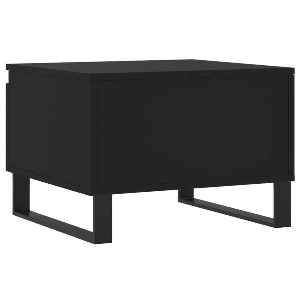 Salongbord Sofabord Svart 2 stk 50x46x35 cm