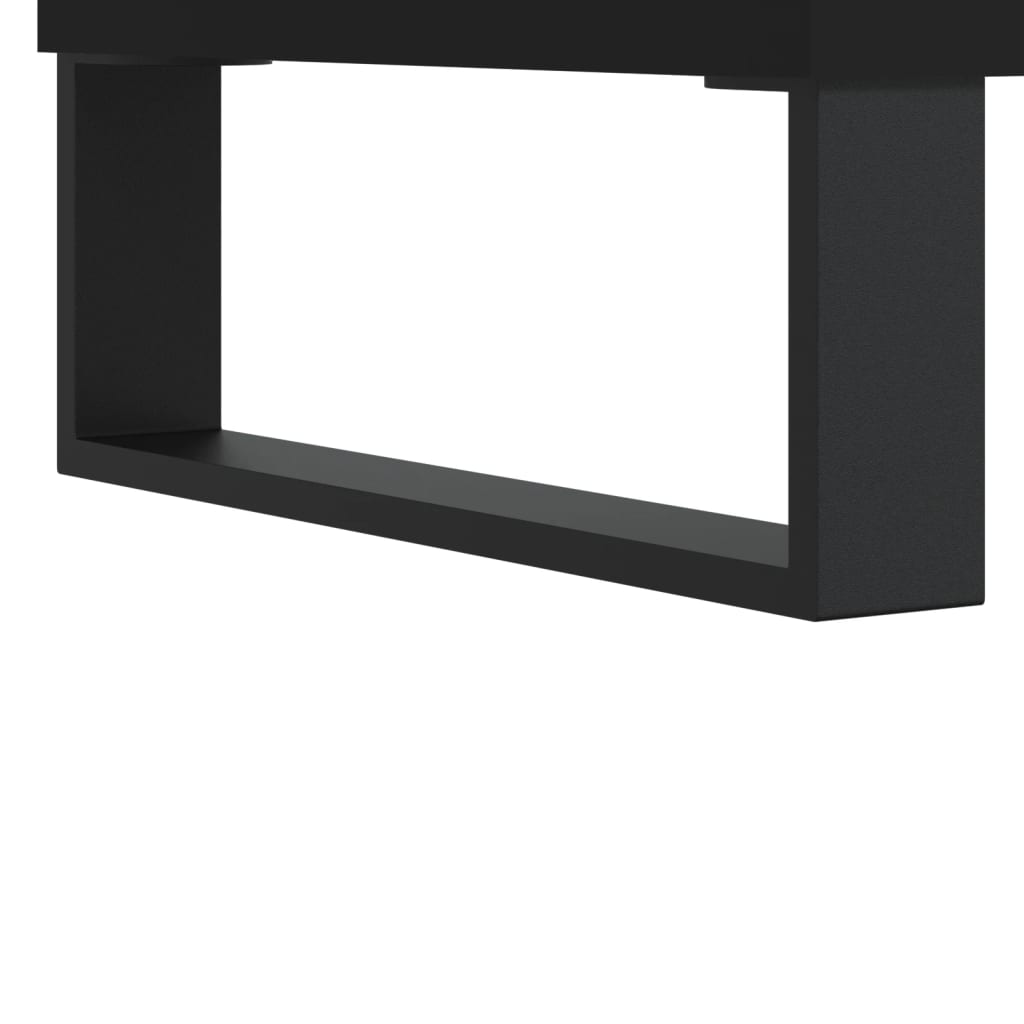Salongbord Sofabord Svart 2 stk 50x46x35 cm